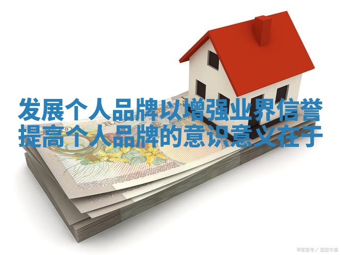 发展个人品牌以增强业界信誉_提高个人品牌的意识意义在于